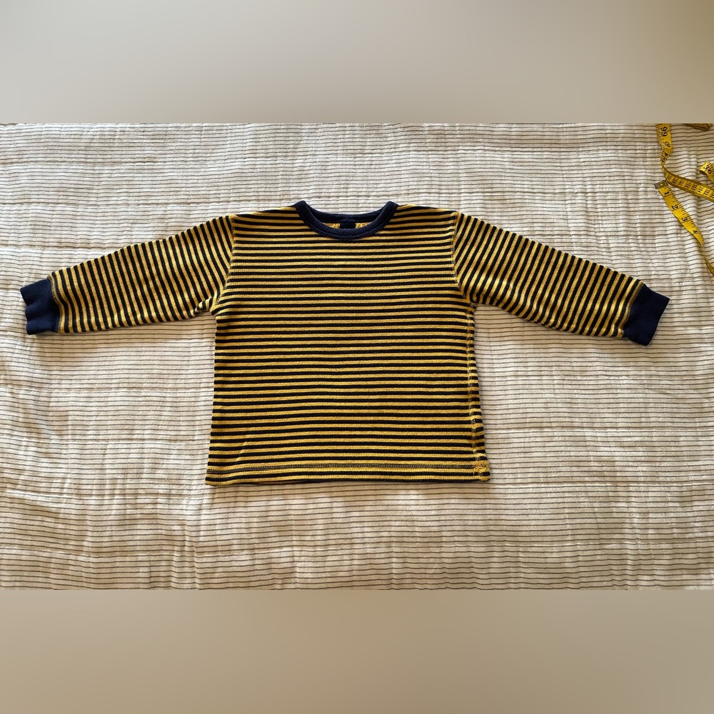 Gap Boys Long Sleeve Stripped Waffle Knit Sweater Size XS (4-5)